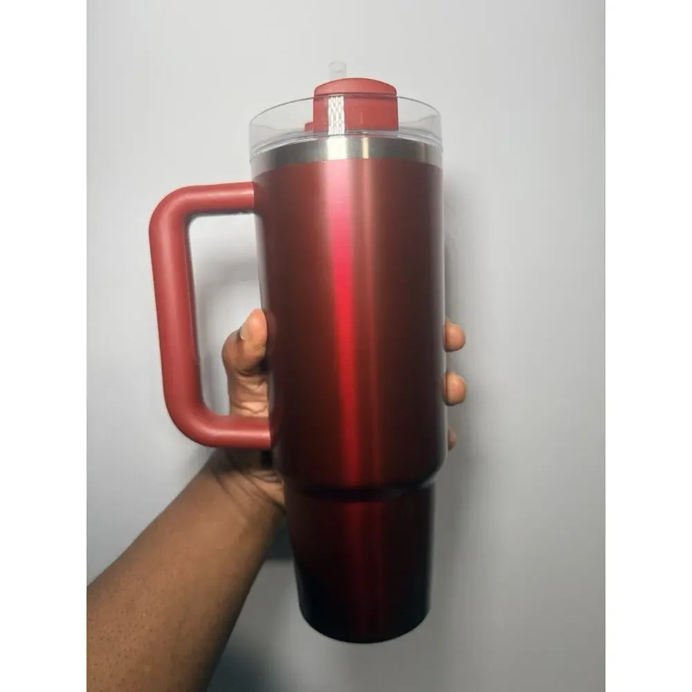 Stanley X Starbucks Mexico Limited Edition 2023 HOLIDAY RED 30oz Tumbler BNWT - Picture 4 of 7